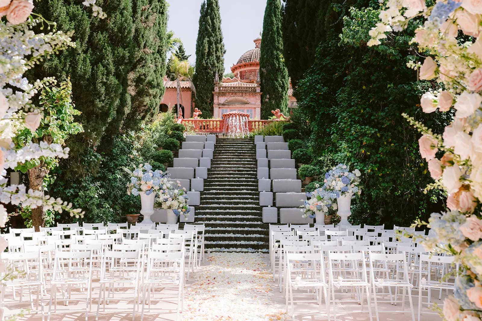Beachfront Ceremony, a wedding at Las Sirenas, Marbella